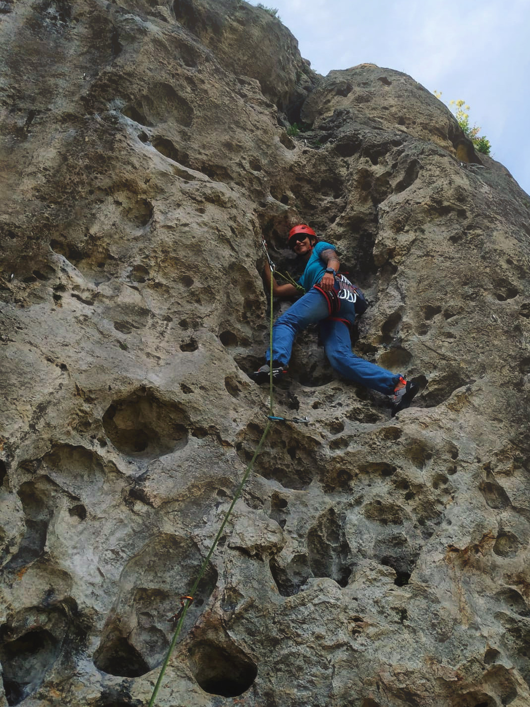 Szkoła wspinania – zajęcia terenowe na drogach sportowych